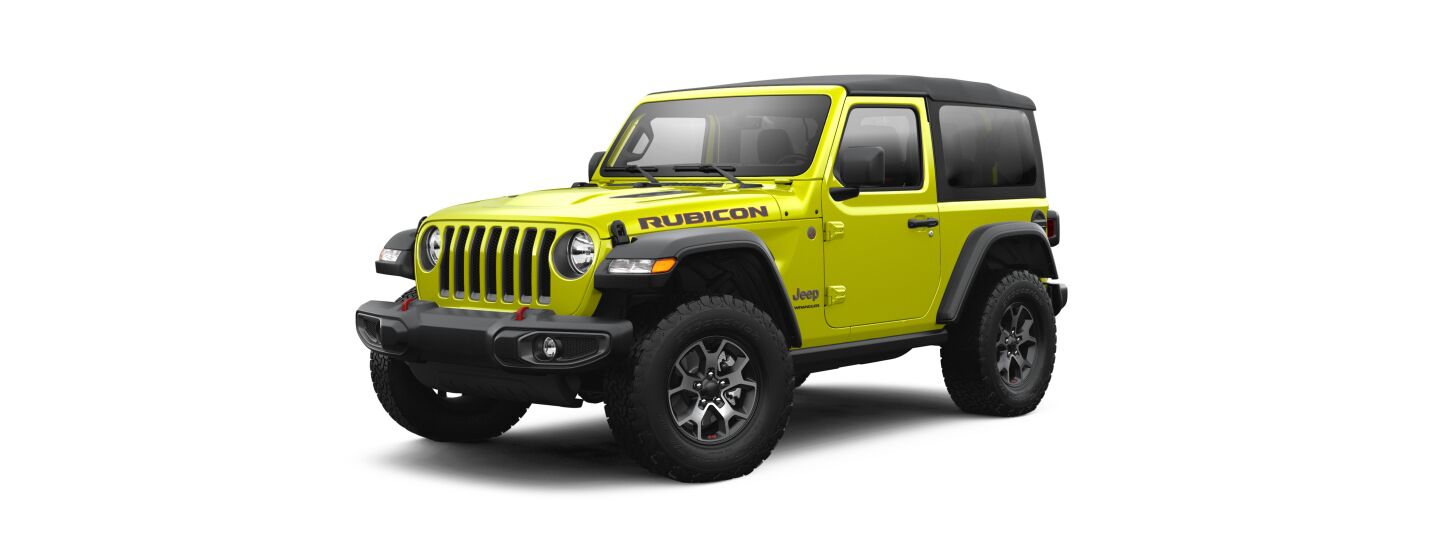 Yellow Jeep Wrangler Rubicon – High Velocity